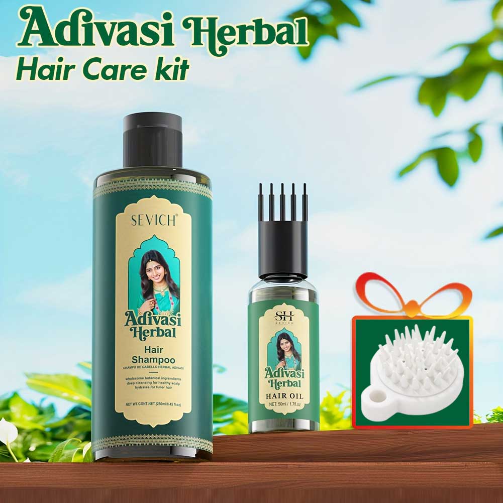 Hair Care India - SEVICH Zestaw ziołowych olejków na porost
