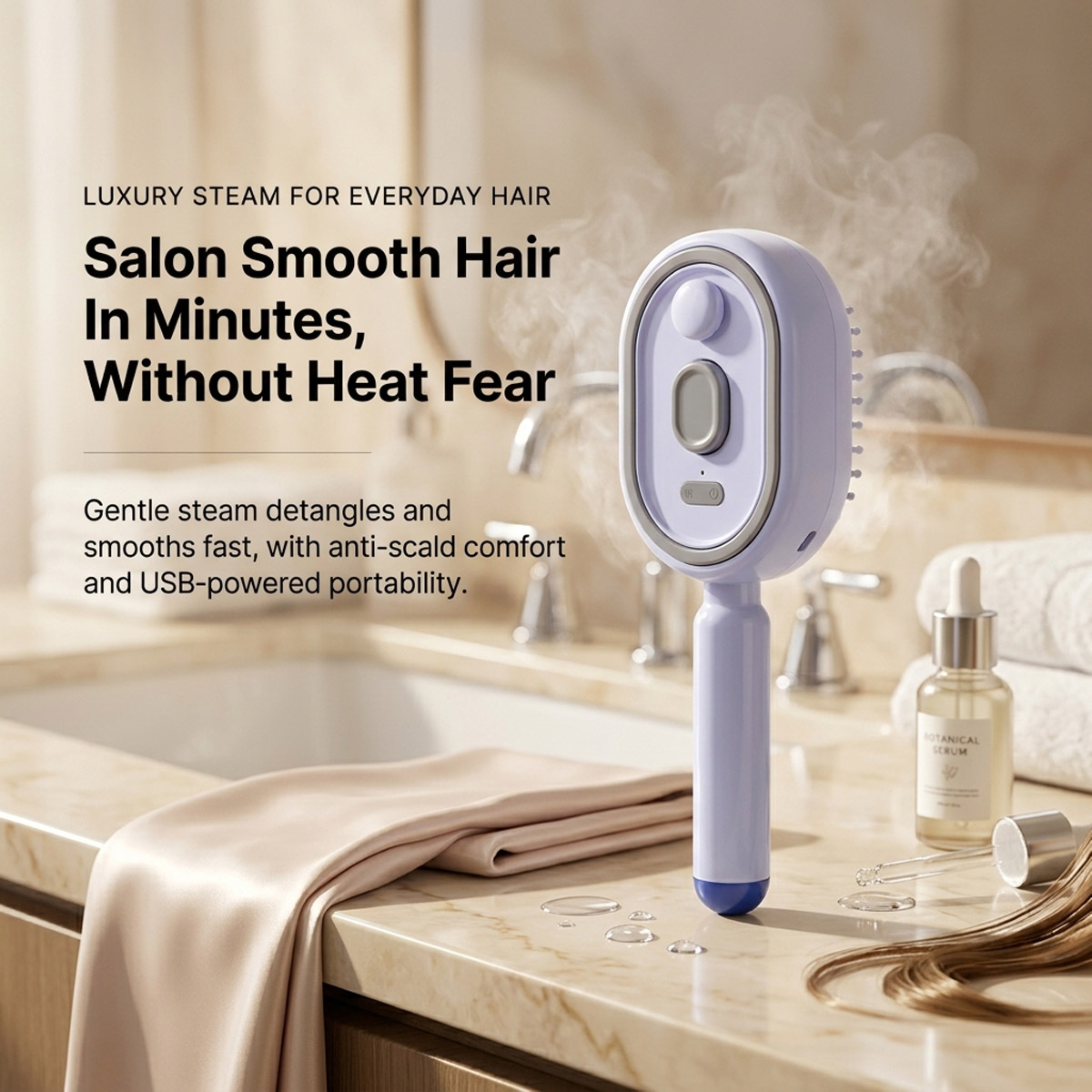 Elektryczny, samooczyszczający – Hair Care Gift recenzja i cena
