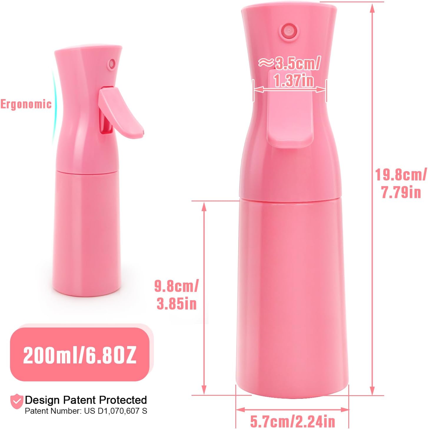 2 szt. Butelka z rozpylaczem d – Hair Care Gift recenzja i cena